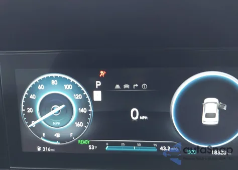 2024 Hyundai Elantra Hybrid Blue z USA, uszkodzony, nr VIN KMHLM4DJ0RU103318